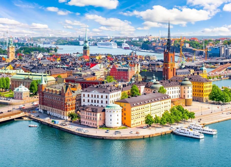 Historisk Takvaning I Gamla Stan Appartement